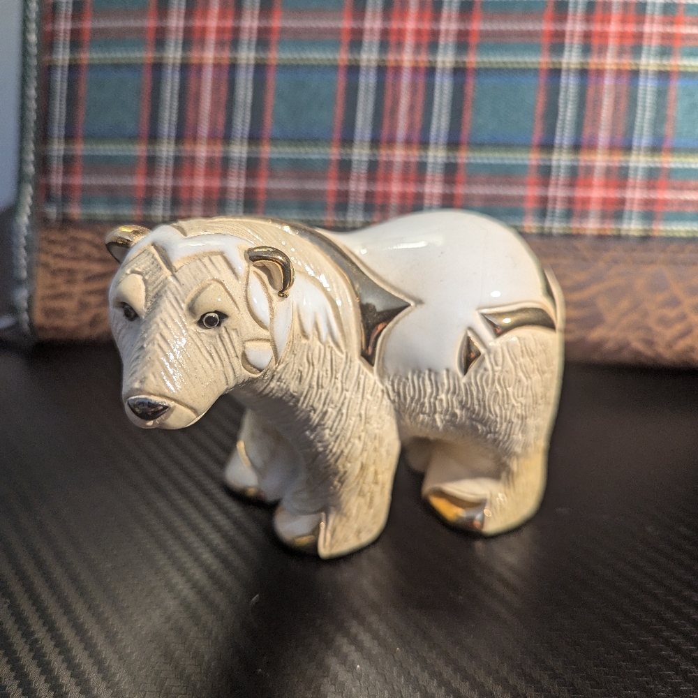Vintage Rinconada Polar Bear Artesania De Rosa Pottery Animals Ceramics